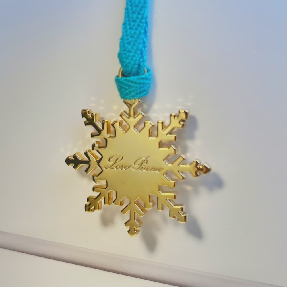 🗽Loro Piana Snowflake Limited Edition Bag Charm Key Chain Ornament Italy